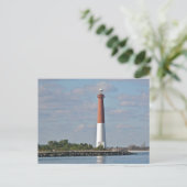"Old Barney" vuurtoren van Barnegat LBI NJ Briefkaart (Staand voorkant)