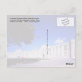 Old Barracks, Virginia Army (VMI) Briefkaart (Achterkant)