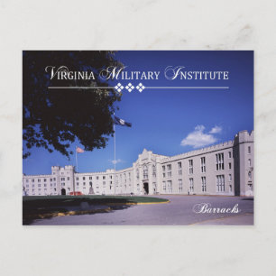 Old Barracks, Virginia Army (VMI) Briefkaart