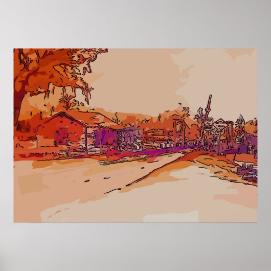 Old Bayou Liberty Bridge Poster (Voorkant)