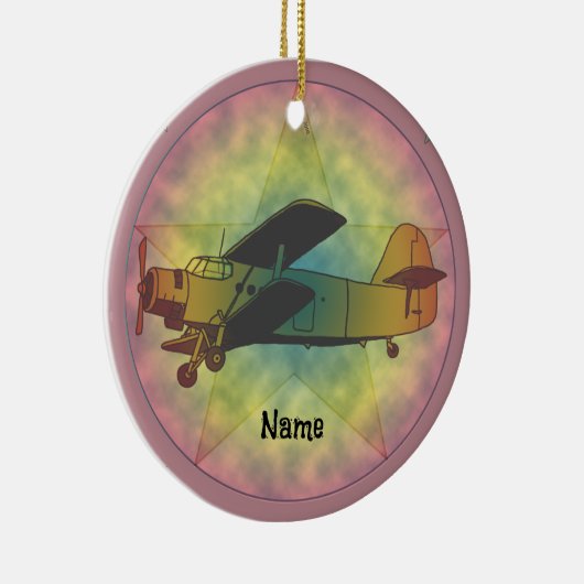 Old Beauty Vliegtuig ornament (Rechts)