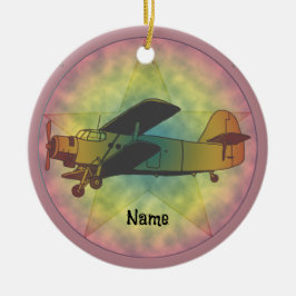 Old Beauty Vliegtuig ornament