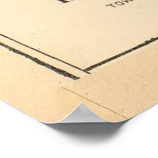 Old Bedford NH Map (1892) Poster (Hoek)