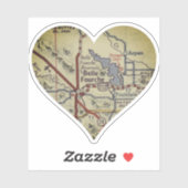 Old Belle Fourche SD Map Sticker (Vel)