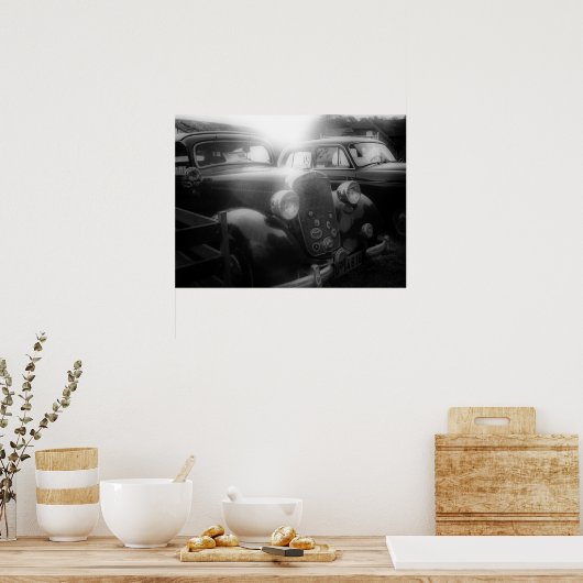Old Benz Poster (Keuken)