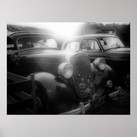 Old Benz Poster (Voorkant)