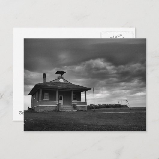 Old Bergen Schoolhouse Briefkaart (Voorkant / Achterkant)