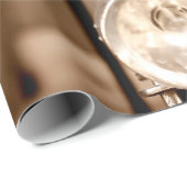 Old bicycle and flowers blur in background process cadeaupapier (Rol Hoek)