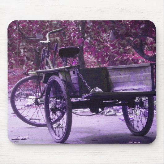 Old Bicycle Mousepad Muismat (Voorkant)