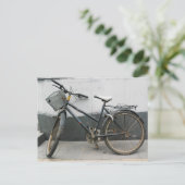 Old Bicycle Postcard Briefkaart (Staand voorkant)
