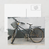 Old Bicycle Postcard Briefkaart (Voorkant / Achterkant)
