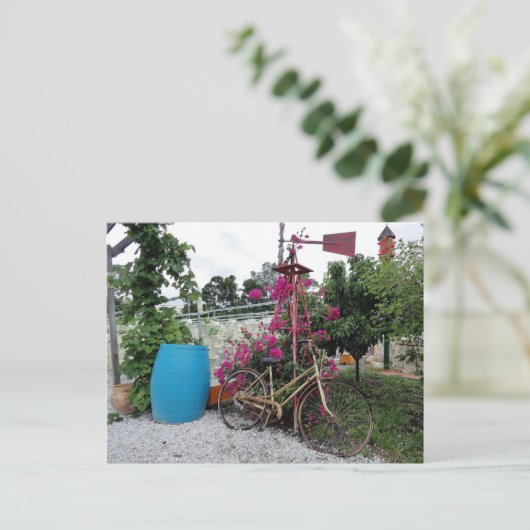Old Bike Briefkaart (Staand voorkant)