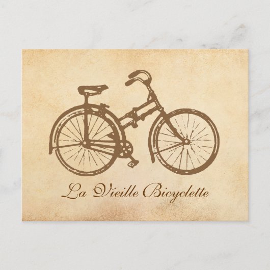 Old Bike Briefkaart (Voorkant)