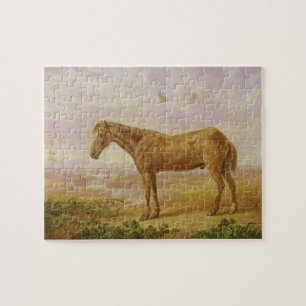 Old Billy, een Draft Horse, 62 jaar oud (olie op h Legpuzzel