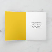 Old Birthday Buck leunt op een rollator Kaart (Binnen)