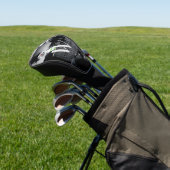 Old Black and White Photo of a Goofy Clown Golfheadcover (Insitu)