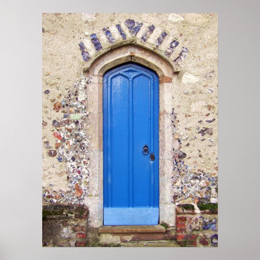 Old Blue Door Poster (Voorkant)