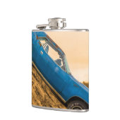 Old Blue Plymouth Barracuda Heupfles (Links)