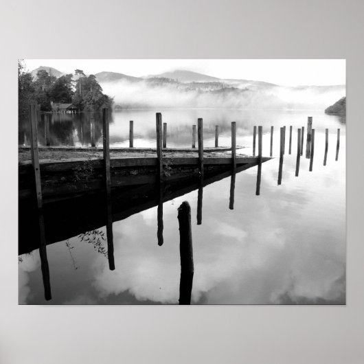 Old Boat Ramp - Derwentwater, het Lake District Poster (Voorkant)