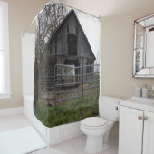 Old Boerderij Barn Douchegordijn (In situ)