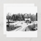 Old Boerderij Road Hartelijk dank Bedankkaart (Voorkant / Achterkant)