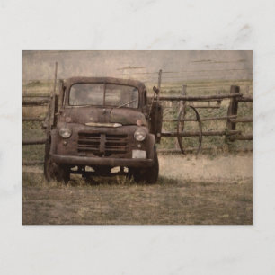 Old Boerderij Truck Briefkaart