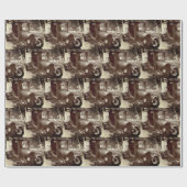 Old Boerderij Truck Cadeaupapier (Vlak)