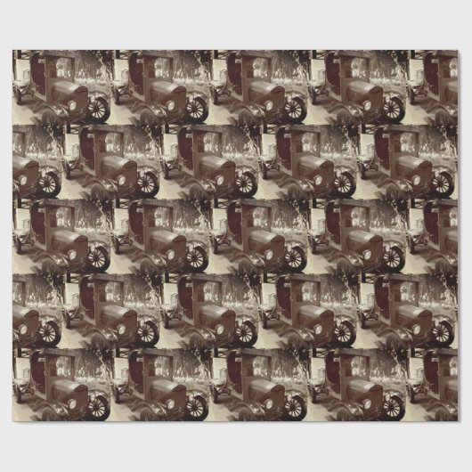 Old Boerderij Truck Cadeaupapier (Vlak)