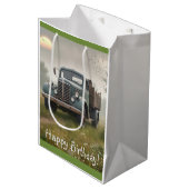 Old Boerderij Truck Medium Cadeauzakje (Voorkant Gekanteld)