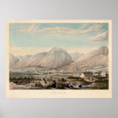 Old Bogota Colombia Map (1840) Poster (Voorkant)