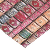 Old Book Library Short Table Runner Korte Tafelloper (Hoek)