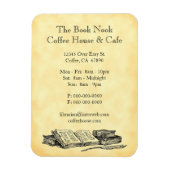 Old Books Restaurant Adverteren op maat gemaakte m Magneet (Verticaal)