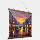 Old Boulevard Hangend Wandkleed (Gebogen)