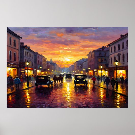 Old Boulevard Poster (Voorkant)