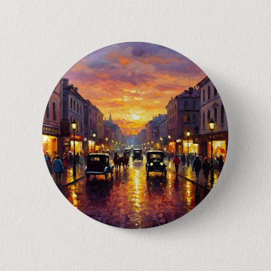 Old Boulevard Ronde Button 5,7 Cm (Voorkant)