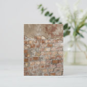 Old Brick Wall Briefkaart (Staand voorkant)