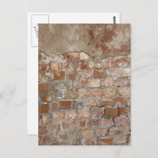 Old Brick Wall Briefkaart (Voorkant / Achterkant)