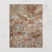 Old Brick Wall Briefkaart (Voorkant)