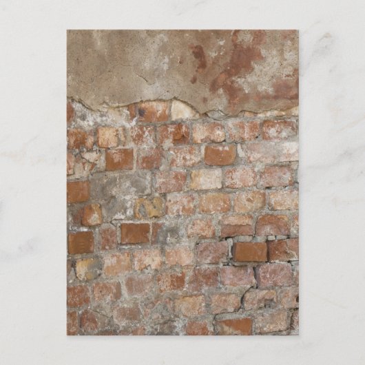 Old Brick Wall Briefkaart (Voorkant)