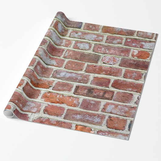 Old Brick Wall Cadeaupapier (Uitgerold)
