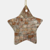 Old Brick Wall Keramisch Ornament (Rechts)