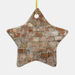 Old Brick Wall Keramisch Ornament