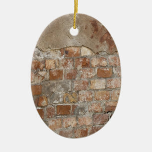 Old Brick Wall Keramisch Ornament