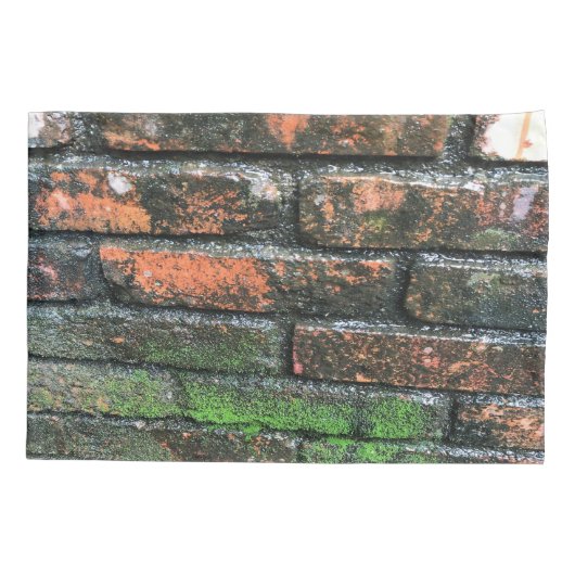 Old Brick Wall Kussensloop (Achterkant)