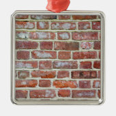 Old Brick Wall Metalen Ornament (Voorkant)