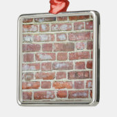 Old Brick Wall Metalen Ornament (Links)