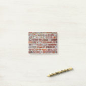 Old Brick Wall Post-it® Notes (Op bureau)