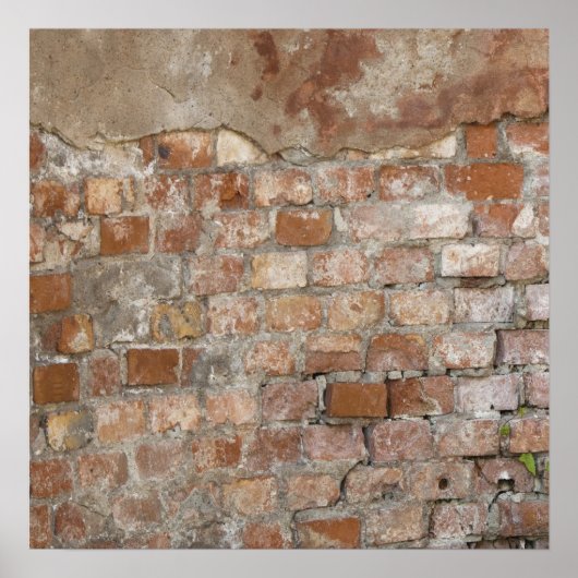 Old Brick Wall Poster (Voorkant)