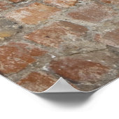 Old Brick Wall Poster (Hoek)