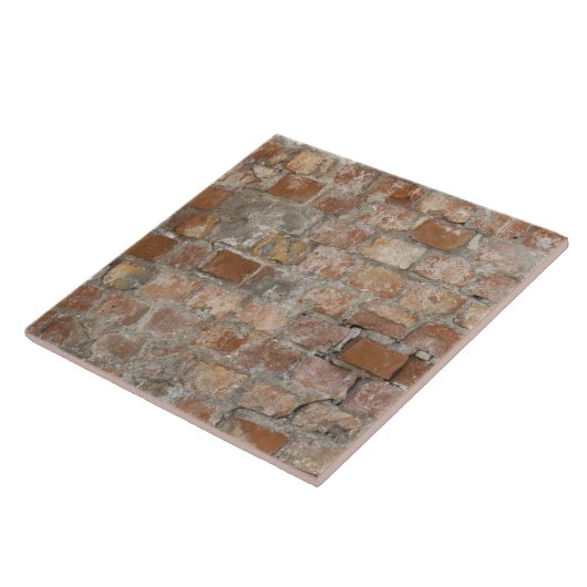 Old Brick Wall Tegeltje (Zijkant)